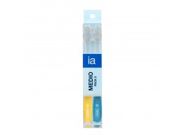 Imagen del producto Interapothek cepillo dental medio pack 2uds