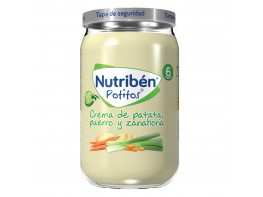 Imagen del producto Nutribén Crema de patatas, puerro y zanahoria 235gr
