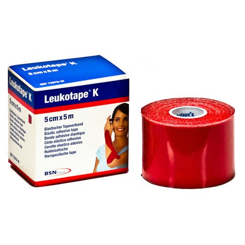 LEUKOTAPE K ROJO 5CMX5M