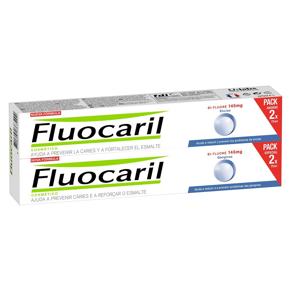 Fluocaril bi-145 encías 2x75ml duplo