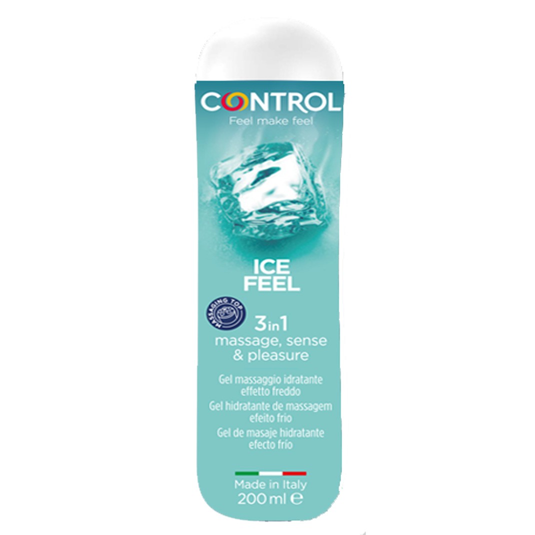 Control gel masaje ice feel 200ml
